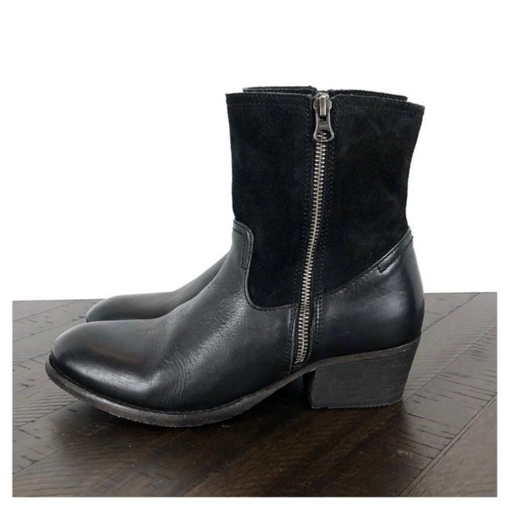 H by Hudson Riley Double Zip Moto Boots